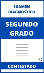 examen diagnostico segundo grado