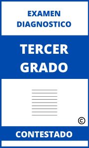 examen diagnostico tercer grado